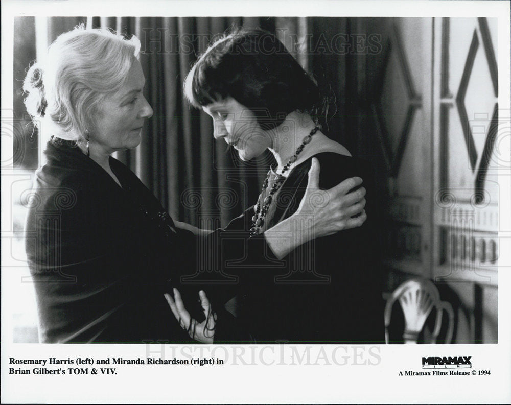 1994 Press Photo &quot;Rosemary Harris and Miranda Richardson&quot; - Historic Images