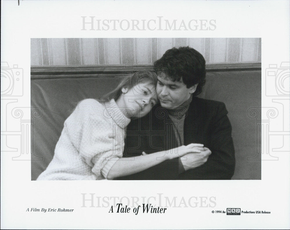 1994 Press Photo Charlotte Very &amp; Herve Furic in &quot;A Tale of Winter&quot; - Historic Images