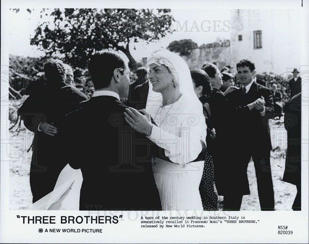 Press Photo Wedding in Southern Italy in "Three Brothers" - Historic Images