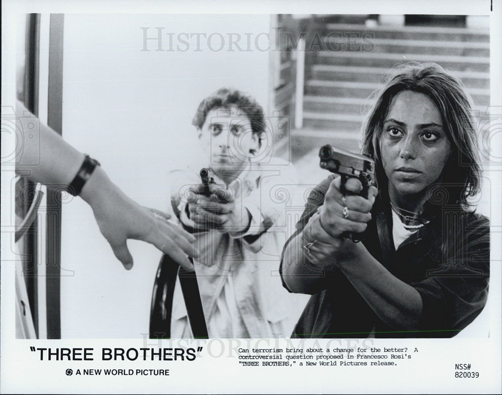 Press Photo three Brothers Terrorism Movie  Fraceso Rosi - Historic Images