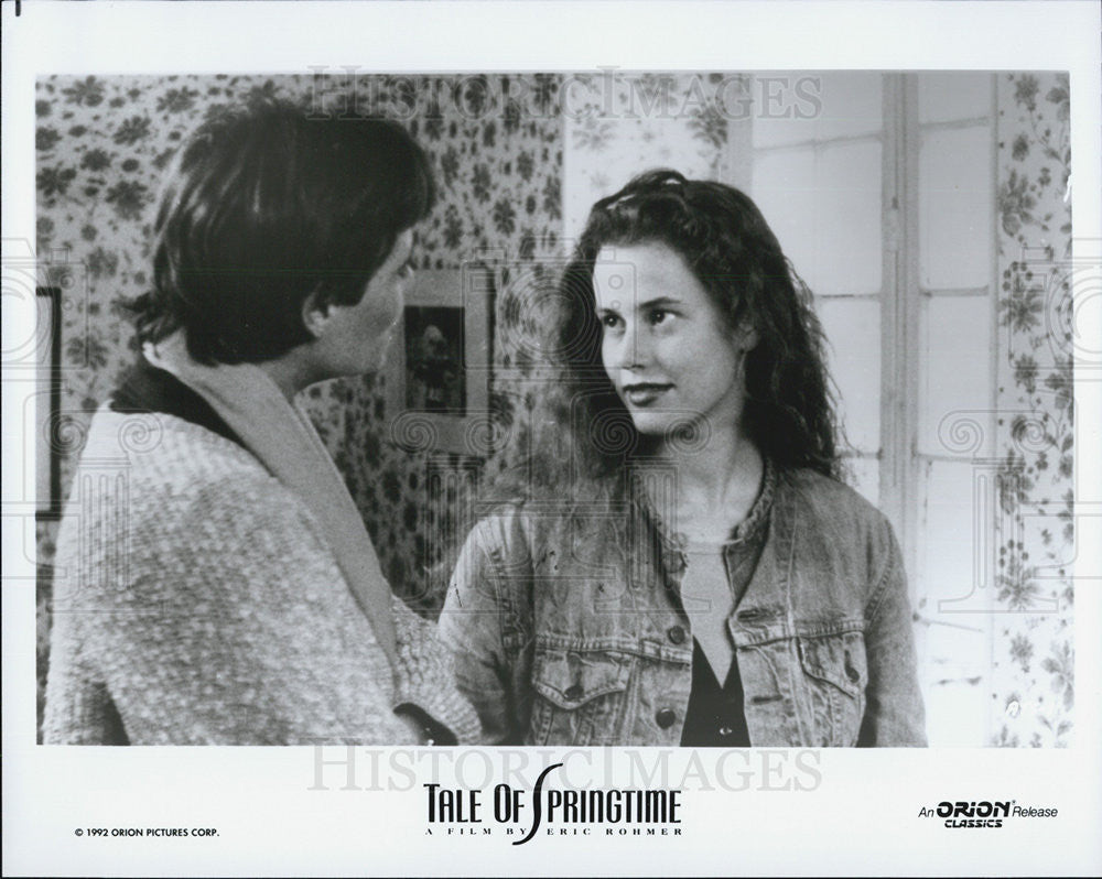 1992 Press Photo &quot;Tale of Springtime&quot;Anne Teyssedere &amp; Florence Darel - Historic Images