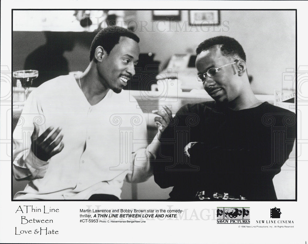 Martin Lawrence & Bobby Brown star in A Thin Line Between Love 1996