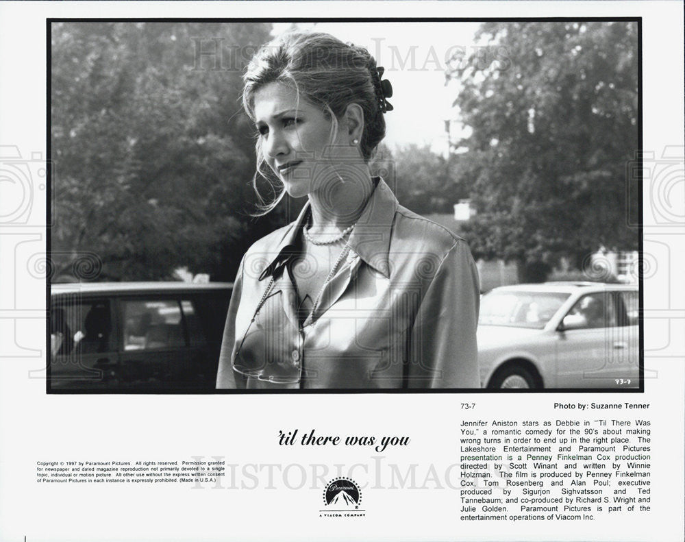 1997 Press Photo Jennifer Aniston in &quot;Til There Was You&quot; - Historic Images