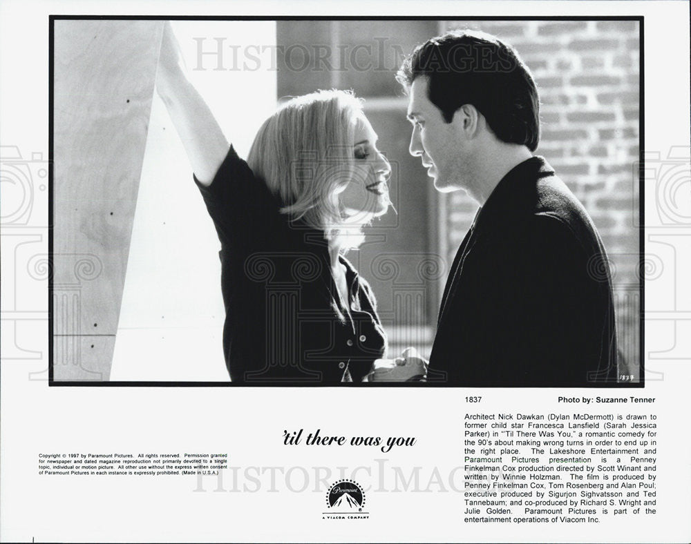 1997 Press Photo Til There was you Dylan McDermott Sarah Jessica Parker - Historic Images