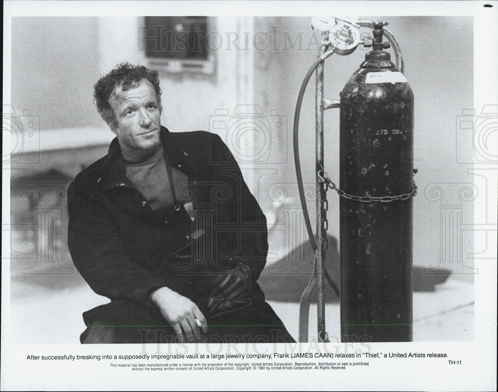 1981 Press Photo James Caan, Thief - Historic Images