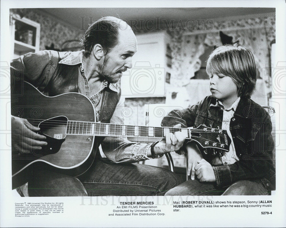 1983 Press Photo Tender Mercies Robert Duvall Allan Hubbard - Historic Images