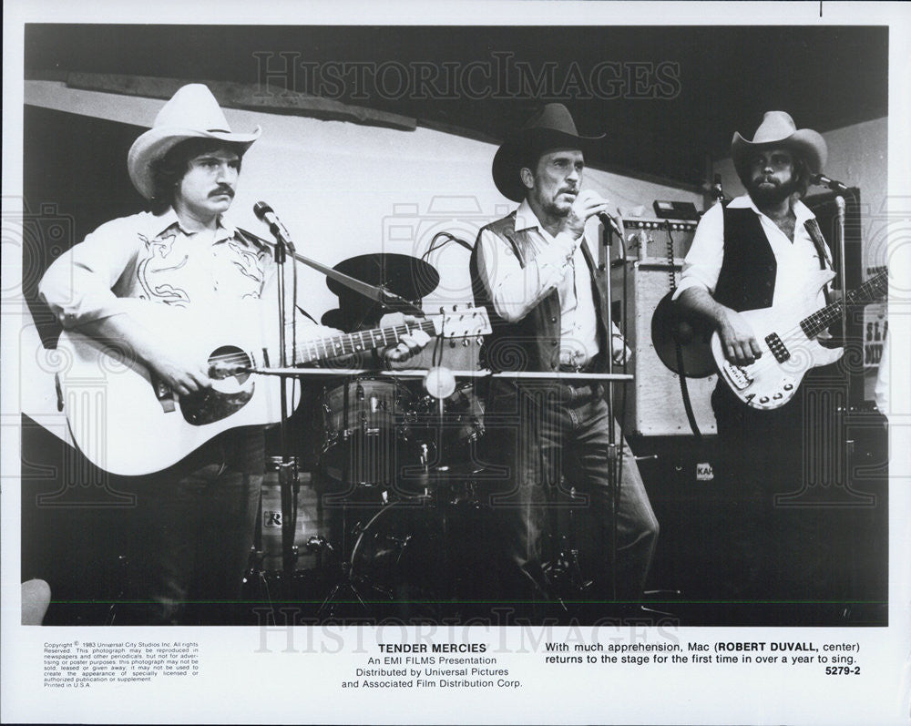 1983 Press Photo Robert Duvall stars in &quot;Tender Mercies&quot; - Historic Images