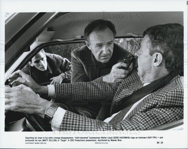Gene Hackman Actor Matt Dillon Ray Fry Target Action Mystery 1985 ...