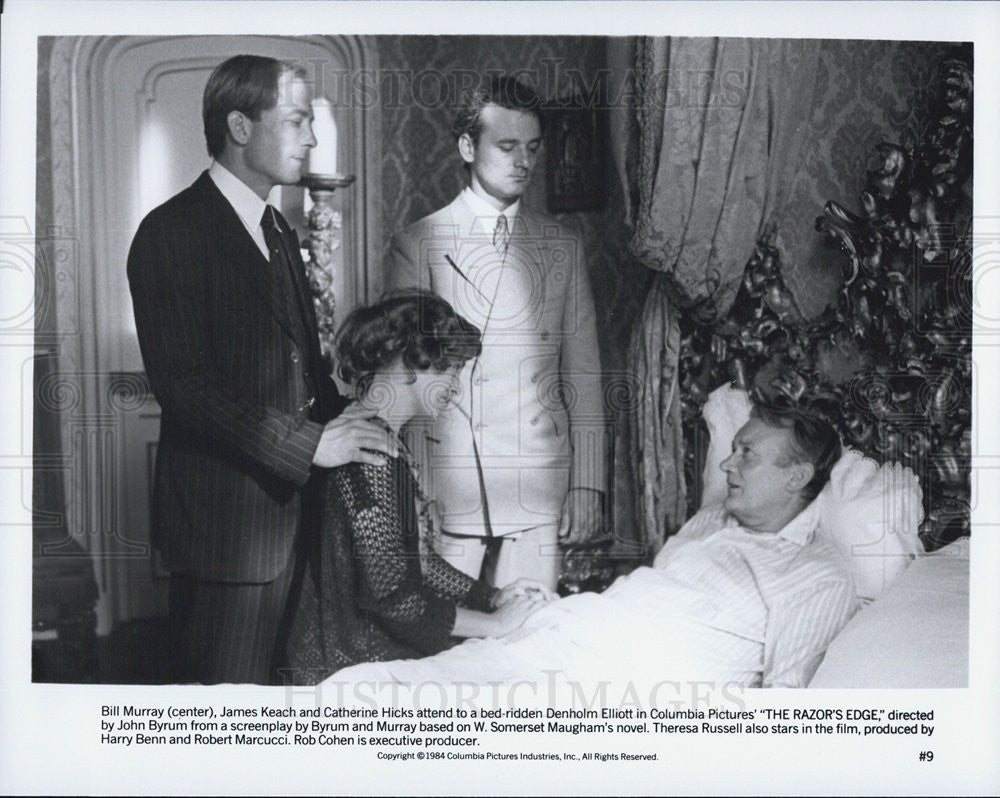 1984 Press Photo Actors Starring In "The Razor's Edge" Picture, Bill Murray - Historic Images