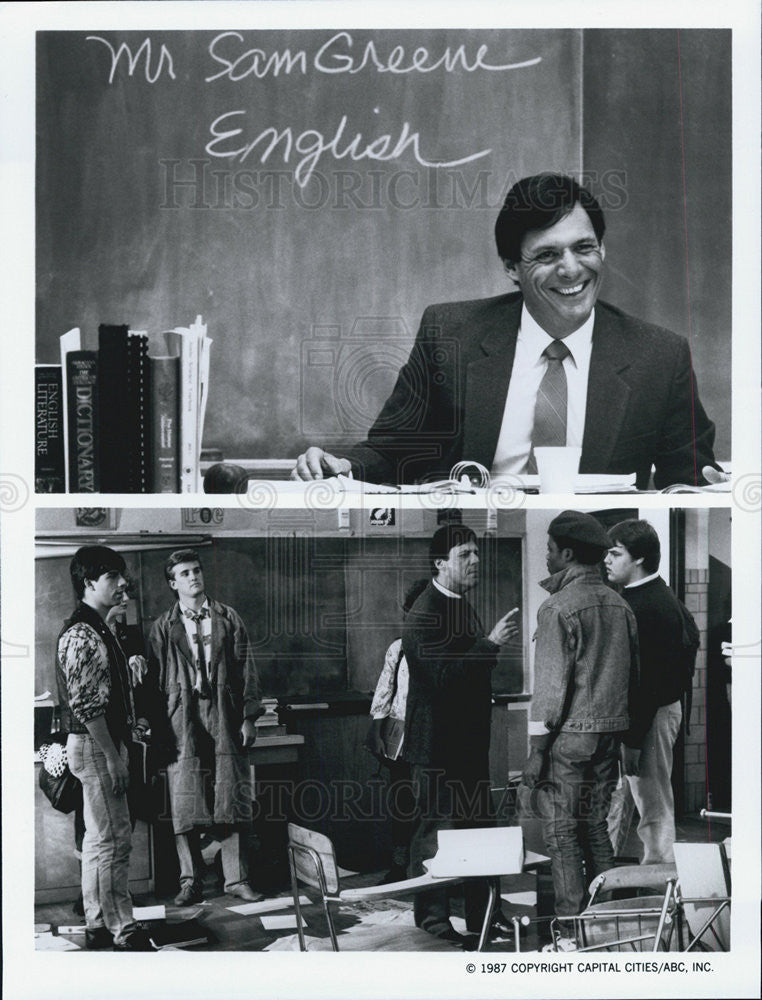 1987 Press Photo Actor Rob Leibman Stars In ABC Afterschool Special A Class Act - Historic Images