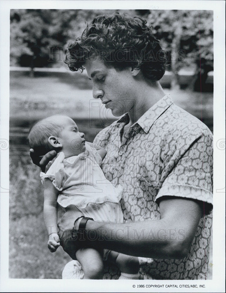 1986 Press Photo Corey Park in Afterschool Special teen father - Historic Images