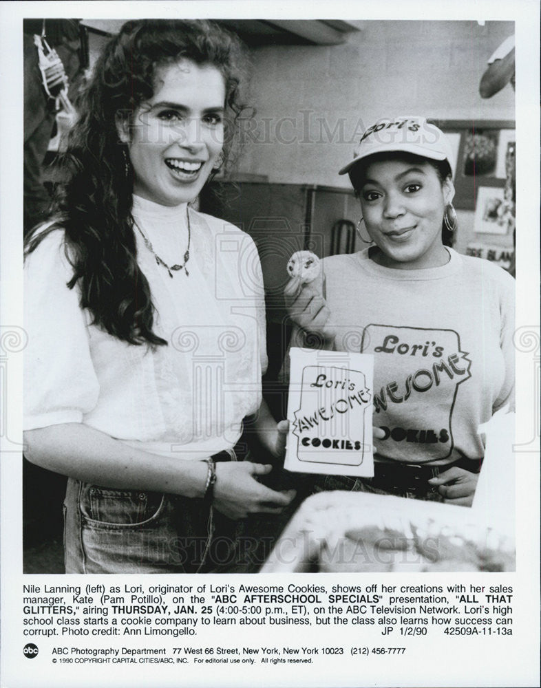 1990 Press Photo Nile Lanning all that glitters After School Special - Historic Images