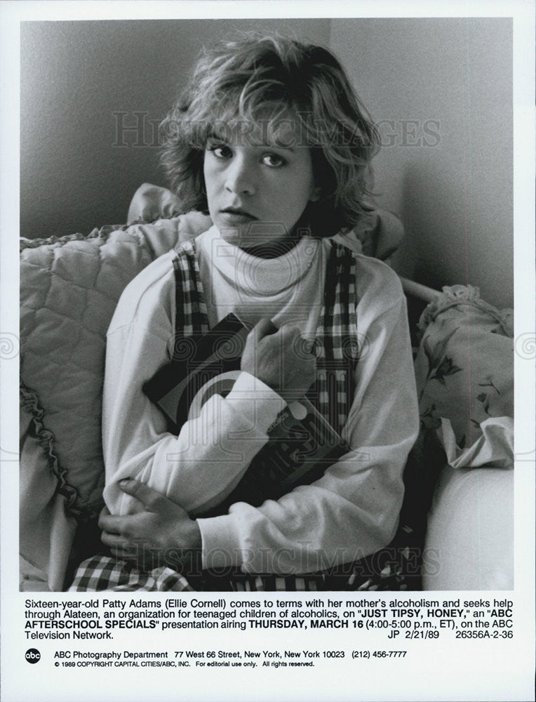1989 Press Photo ABC After School Special "Just TIpsy Honey" - Historic Images
