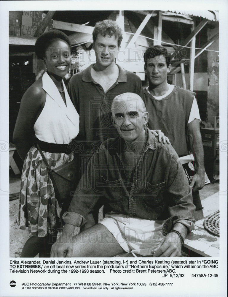 1992 Press Photo Going to Extremes Erika Alexander Daniel Jenkins Andrew Lauer - Historic Images