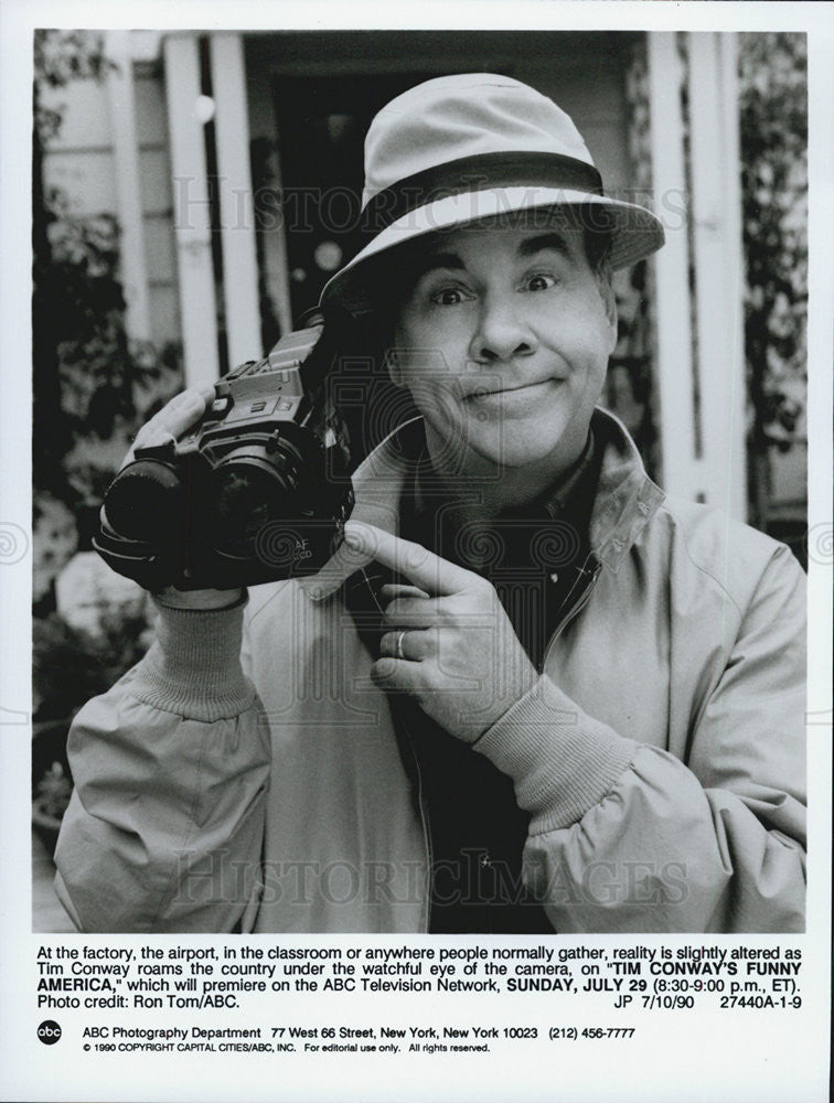 1990 Press Photo Tim Conway&#39;s Funny America Tim Conway - Historic Images