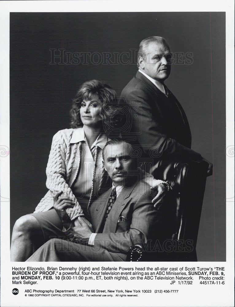 The Burden of Proof Brian Dennehy Stefanie Powers Hector 1992 vintage ...