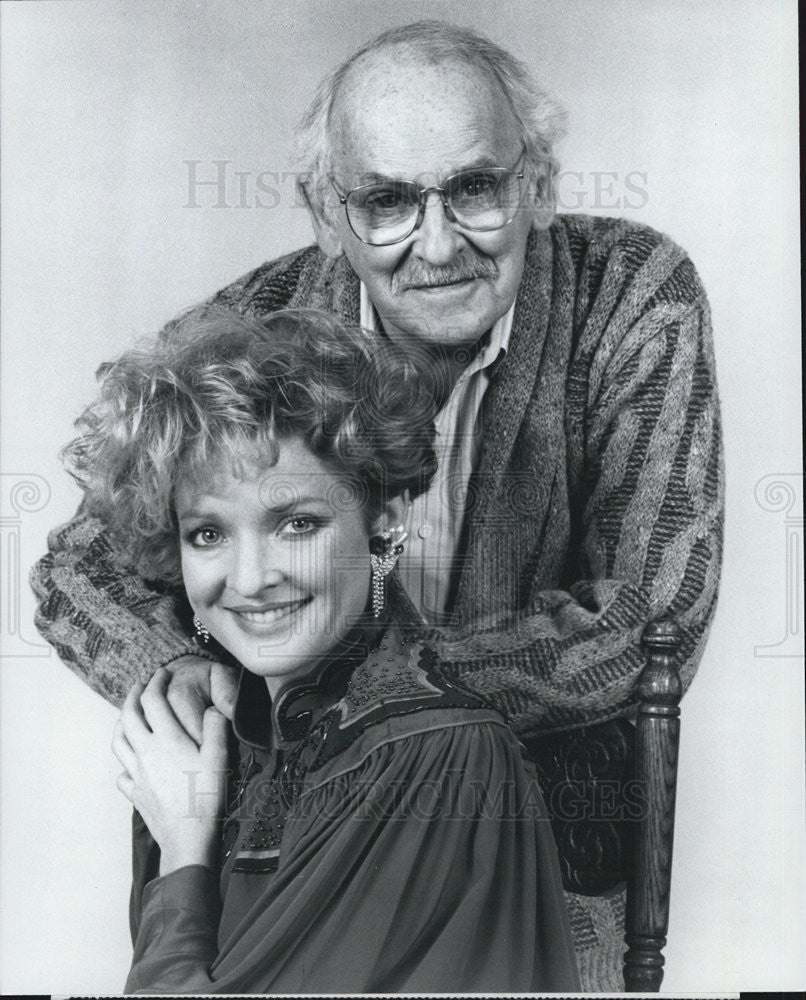 1986 Press Photo Benard Hughes Christine Ebersole - Historic Images