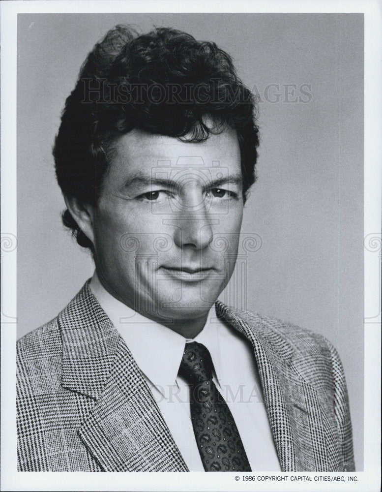 1986 Press Photo Actor Michael Culhane On ABC Television Show Dynasty - Historic Images