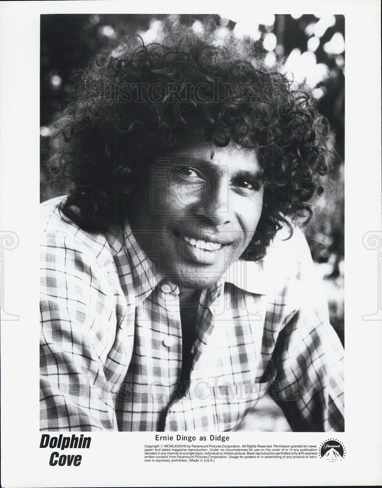 1989 Press Photo Ernie Dingo in &quot;Dolphin Cove&quot; - Historic Images