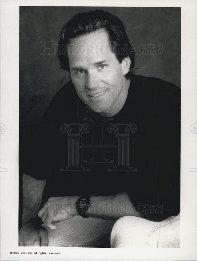 1990 Press Photo Actor Gregory Harrison In CBS Television Show The Family Man - Historic Images