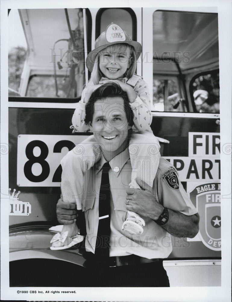 1990 Press Photo Gregory Harrison stars in &quot;The Family Man.&quot; - Historic Images