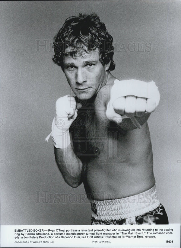 Ryan O'Neal in The Main Event 1979 vintage promo photo print - Historic ...