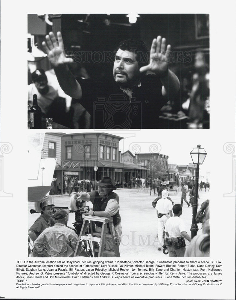 1993 Press Photo Scenes from &quot;Tombstone&quot; - Historic Images