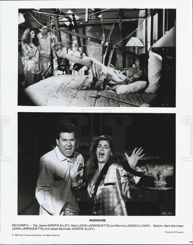 1990 Press Photo Scenes from &quot;Madhouse&quot; - Historic Images