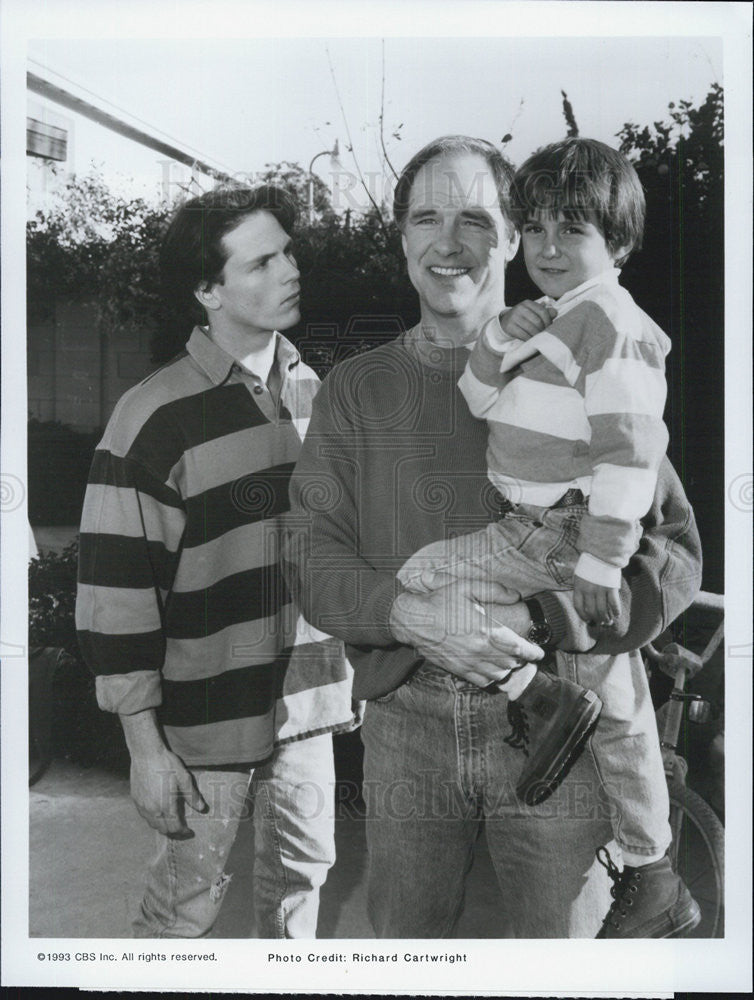 1993 Press Photo Jason Wiles, Robert Pine and Miko Hughes - Historic Images