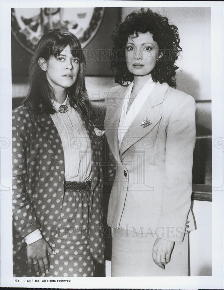 1990 Press Photo Karen Valentine and Tammy Lauren - Historic Images