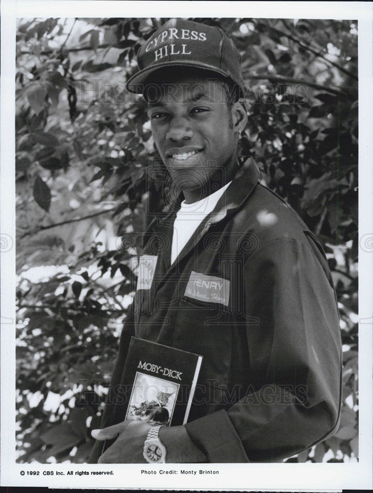 1992 Press Photo Words Up Kadeem Hardison CBS Televison - Historic Images