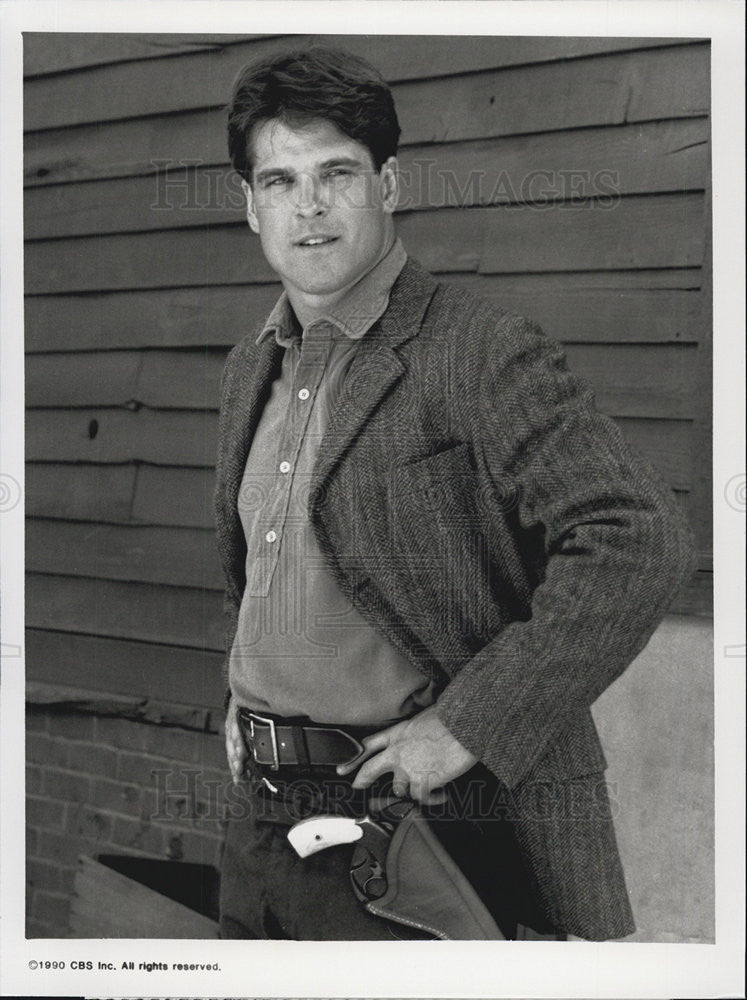 1990 Press Photo Actor John Terlesky Guns Of Paradise - Historic Images