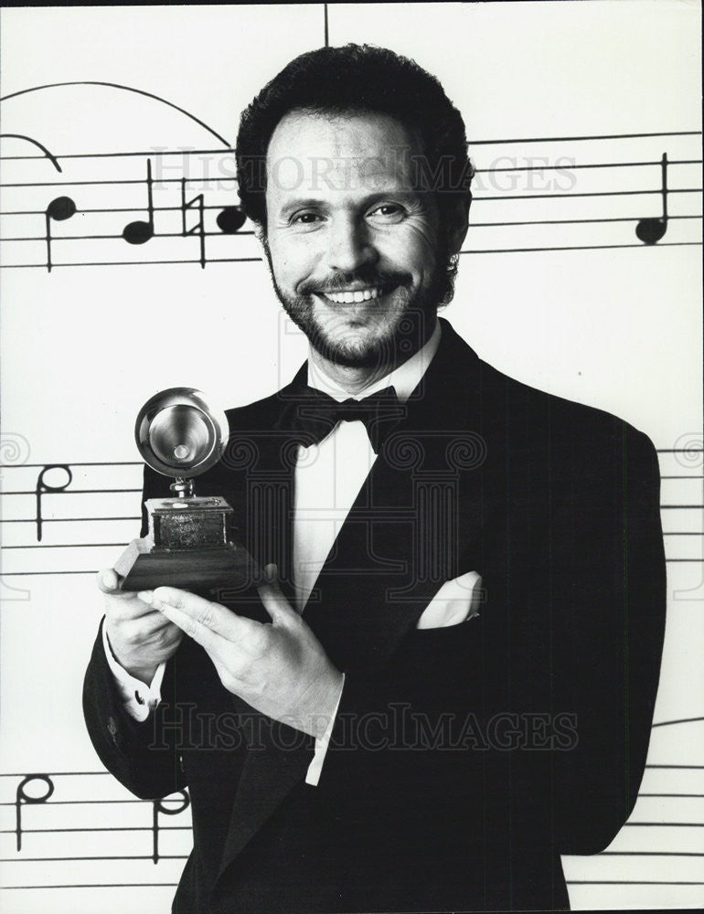 1987 Press Photo Actor Billy Crystal 29th Annual Grammy Awards - Historic Images