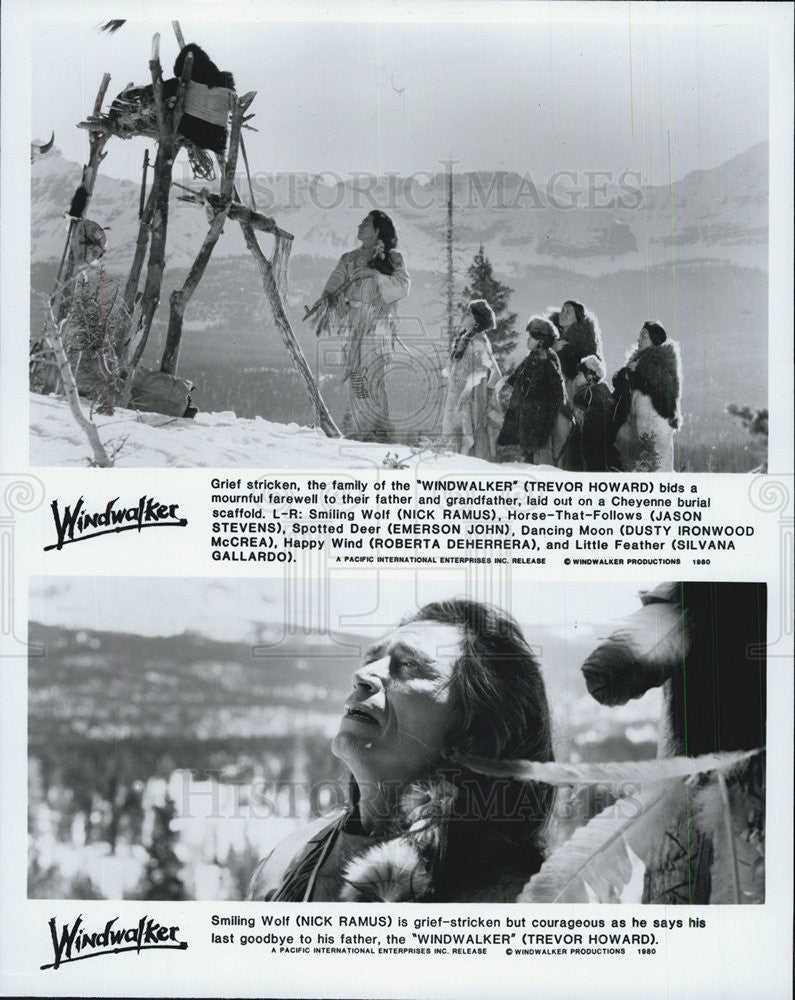 1980 Press Photo Movie Windwalker - Historic Images