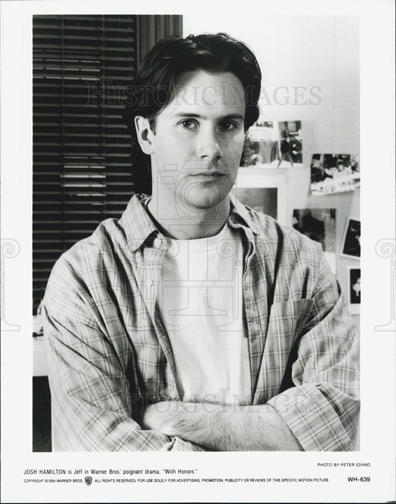 Actor Josh Hamilton in Movie With Honors 1994 vintage promo photo print ...