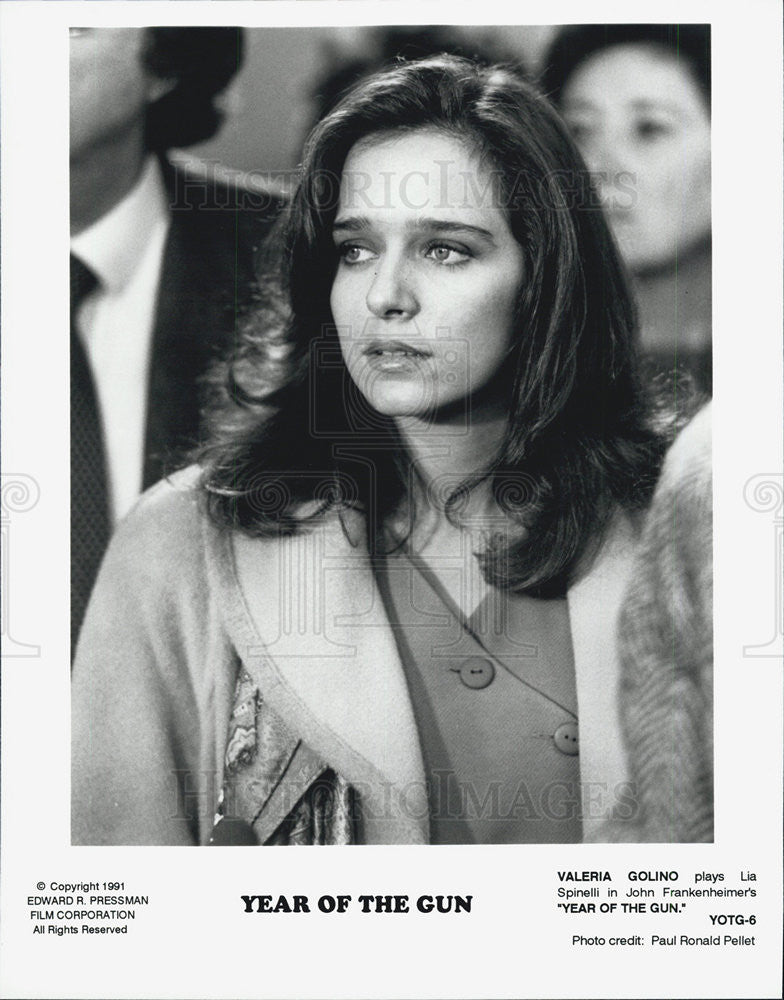 1991 Press Photo Valeria Golino in &quot;Year of the Gun&quot; - Historic Images