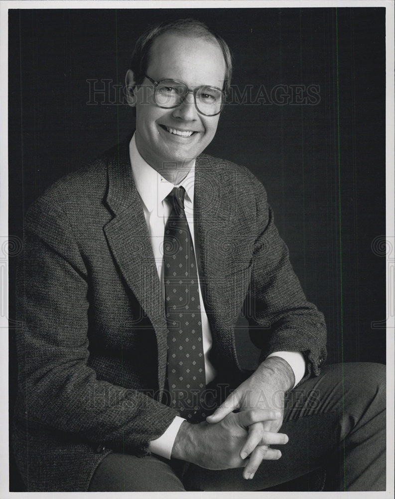Press Photo of Harry Smith,Co-Anchor of "CBS This Morning". - Historic Images
