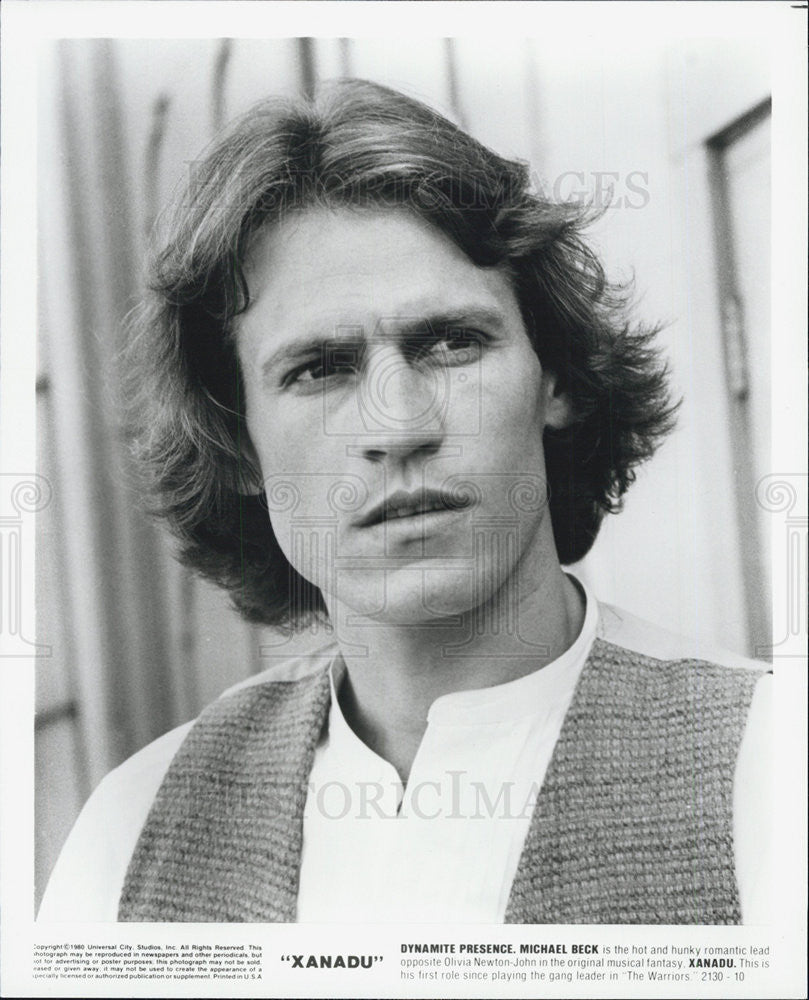 1980 Press Photo Michael Beck in &quot;Xanadu&quot; - Historic Images