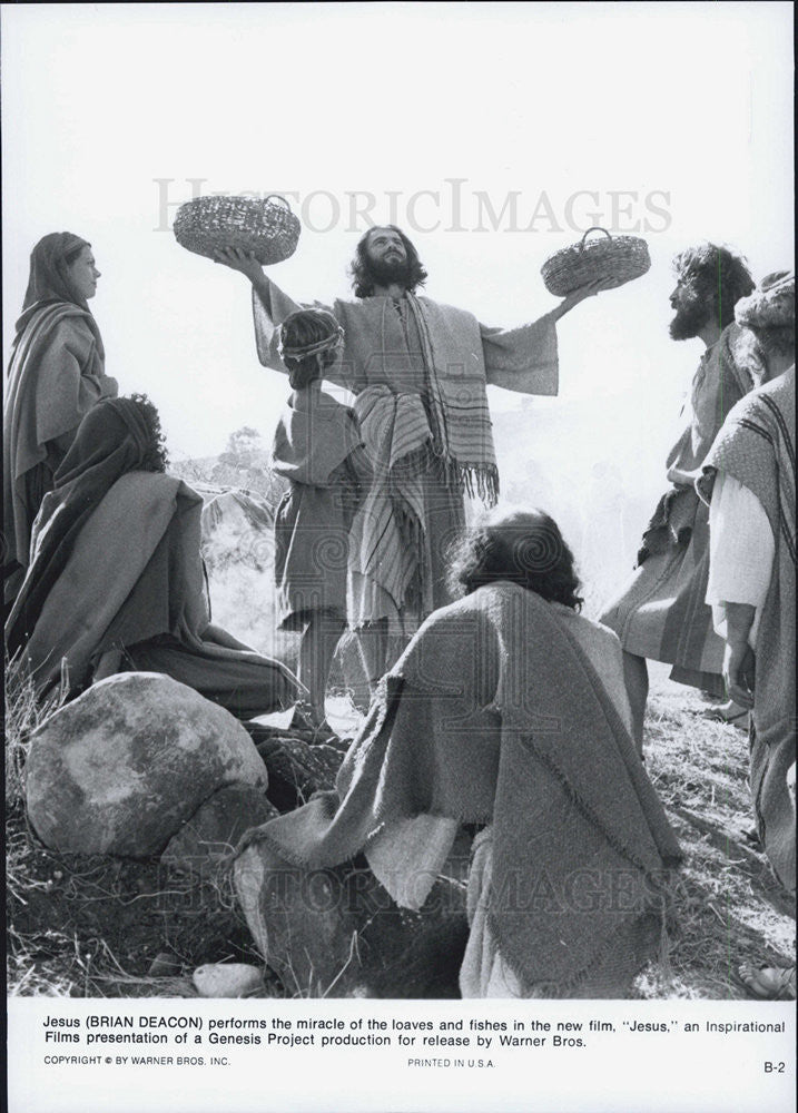 Press Photo Brian Deacon in &quot;Jesus&quot; - Historic Images