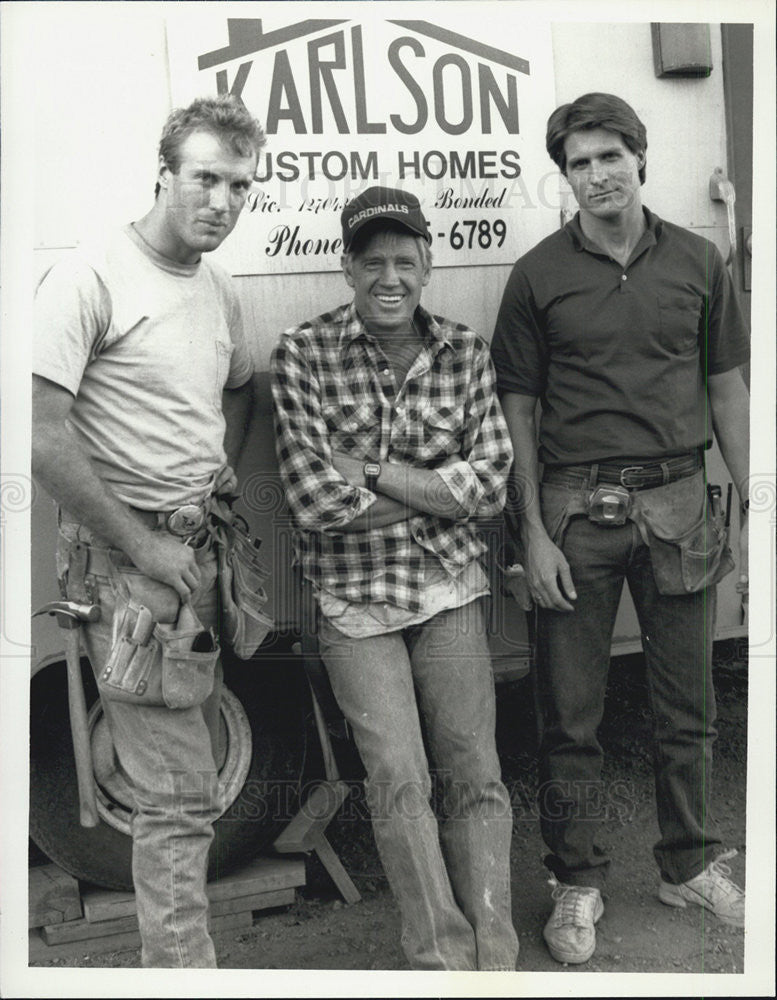 1988 Press Photo Cast Members of &quot;CBS Summer Playhouse-Roughhouse&quot; - Historic Images