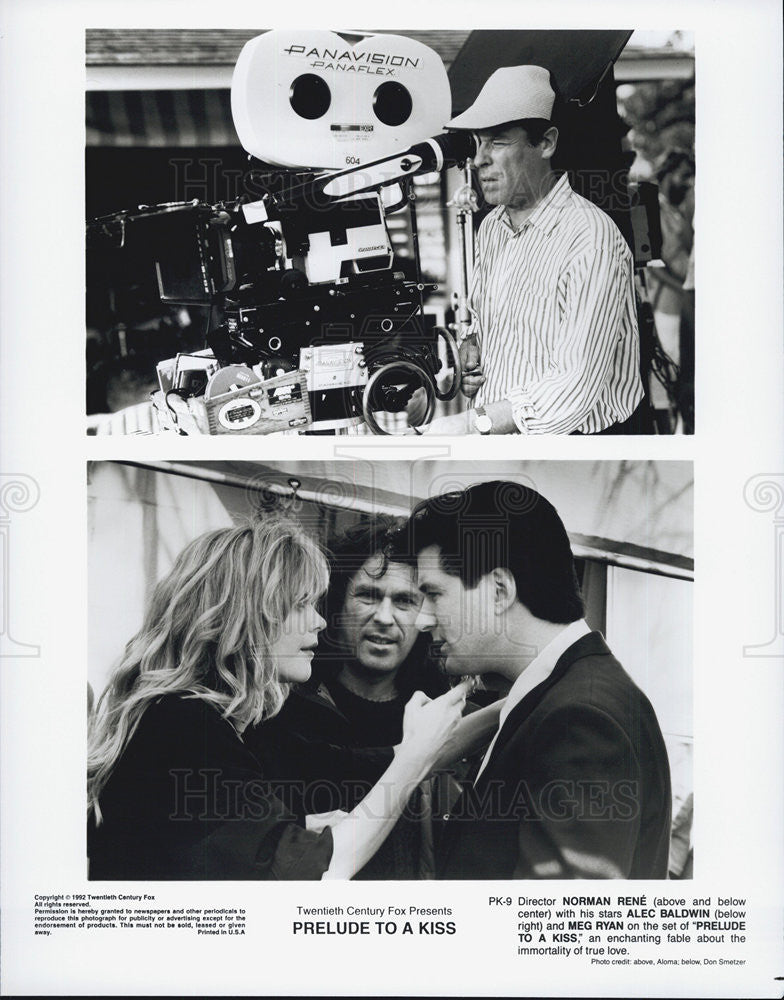 1992 Press Photo Alec Baldwin, Norman Rene &amp; Meg Ryan in &quot;Prelude to a Kiss&quot; - Historic Images