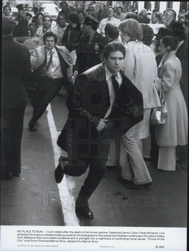 1981 Press Photo Treat Williams in &quot;Prince of the City&quot; - Historic Images