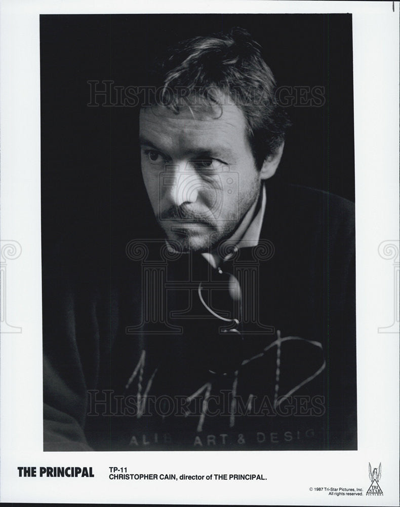 1987 Press Photo The Principal Director Christopher Cain - Historic Images