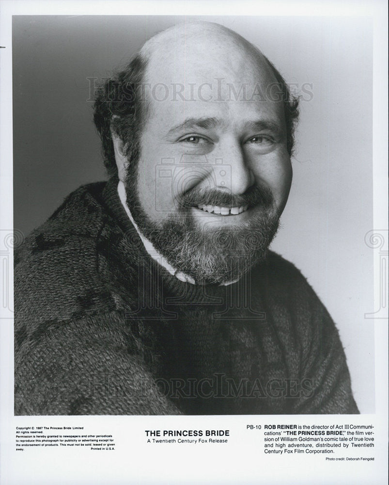 1987 Press Photo American Actor, Producer And Director  &quot;The Princess Bride&quot; - Historic Images