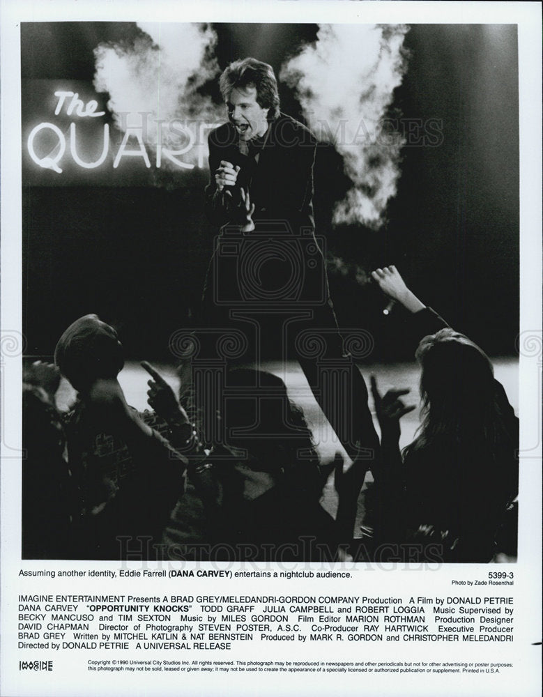 1990 Press Photo Actor/Comedian Dana Carvey Starring In &quot;Opportunity Knocks&quot;