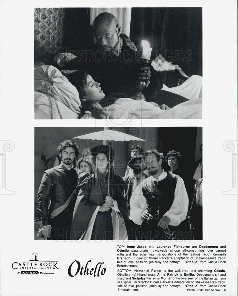 1995 Press Photo Actors Irene Jacob, Laurence Fishburne, Nathaniel, Anna Patrick - Historic Images