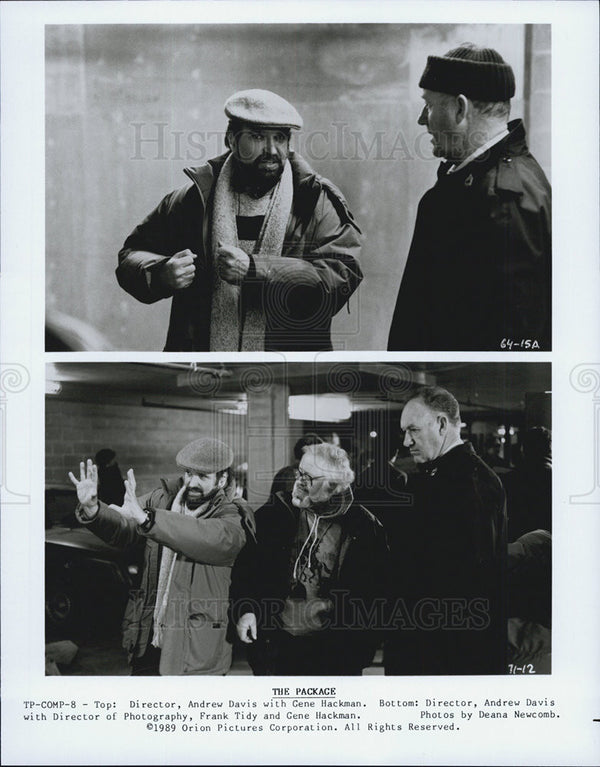 The Package Andrew Davis Gene Hackman Frank Tidy 1989 vintage promo ...