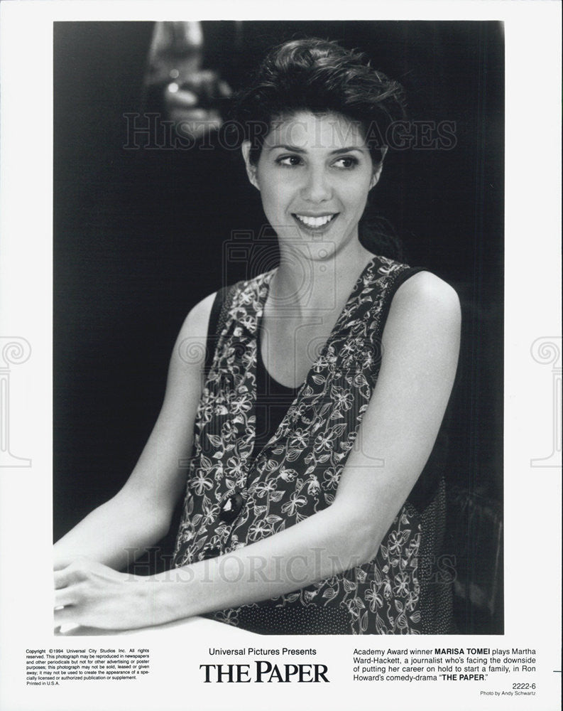 1994 Press Photo Marisa Tomei in &quot;The paper&quot; - Historic Images