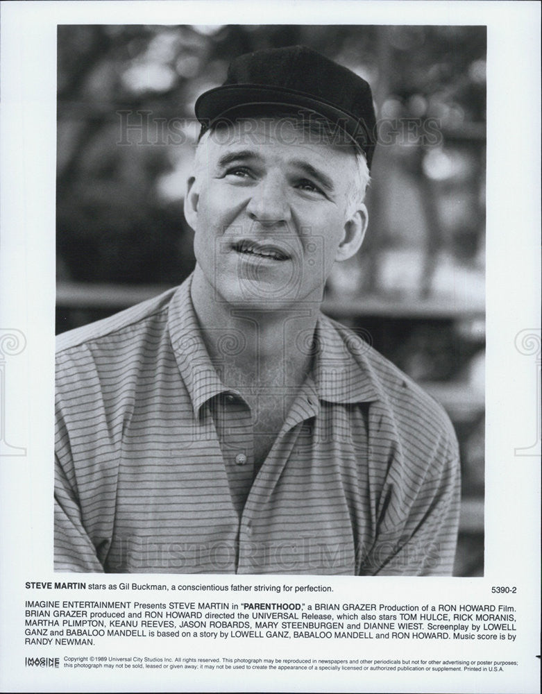 1989 Press Photo Actor And Comedian Steve Martin Starring In &quot;Parenthood&quot; - Historic Images