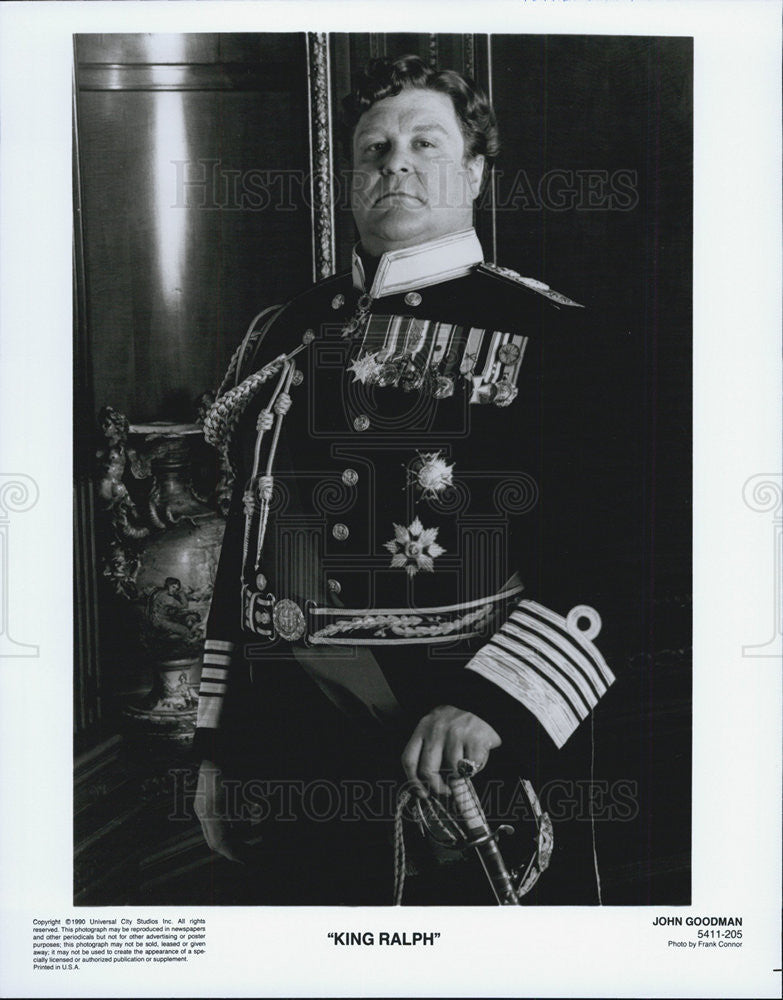 1990 Press Photo John Goodman in &quot;King Ralph&quot; - Historic Images